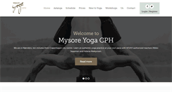 Desktop Screenshot of mysoreyogacph.dk
